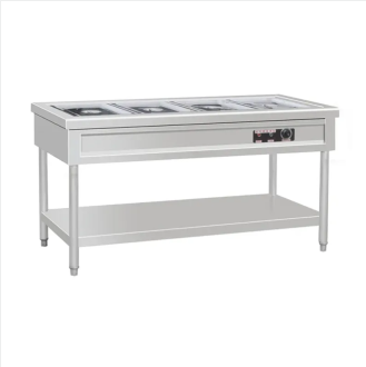 Assembled Multi-Functional Food Service Counter