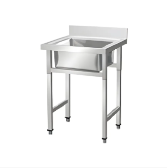 Single Sink Washing Pool(square leg)