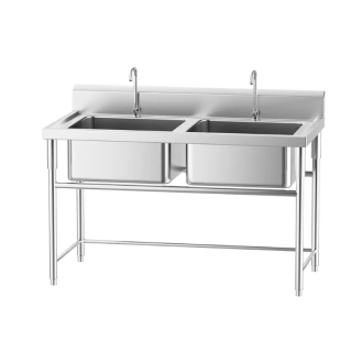 Stainless Steel Double-Star Sink