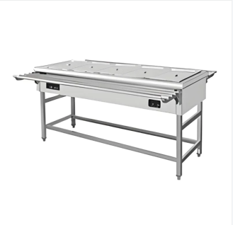Folding type thermal insulation food selling table