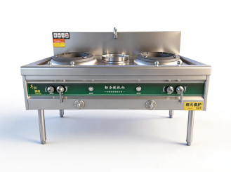 Double-burner Single-temperature Energy-efficient High-power Wok Stove
