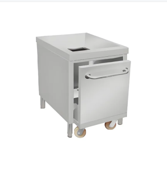 Cabin-style food cart