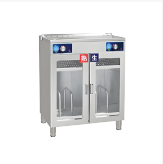 Knife and utensil sterilization cabinet