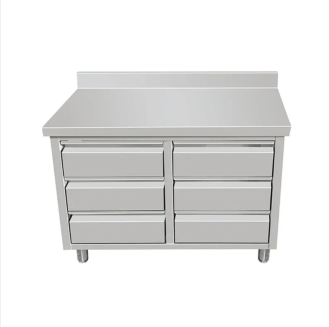 Workbench with Six Drawers