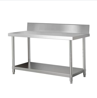 Double-layer flat workbench (with Back Panel)