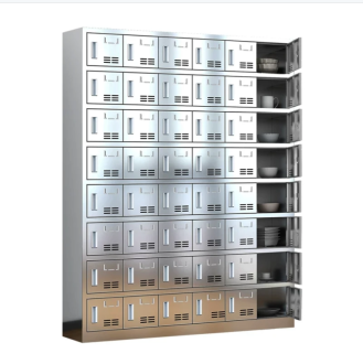 Multi-compartment storage cabinet