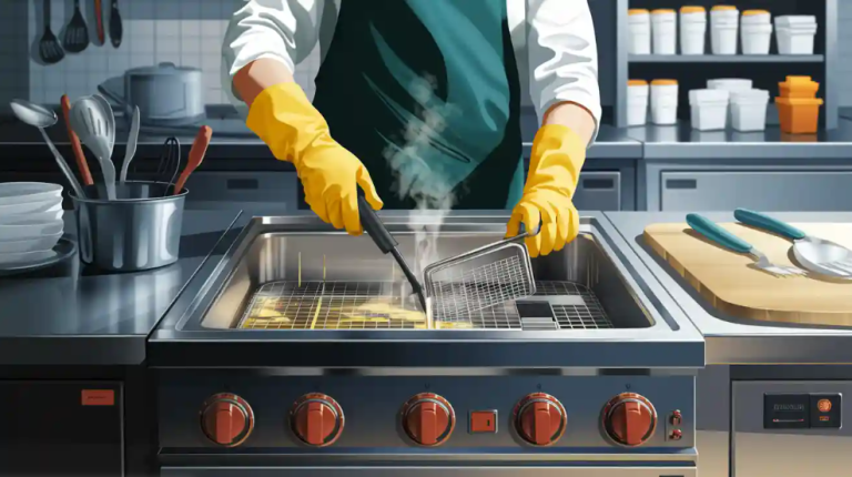 Restaurant Fryer Fire Prevention: Degrease Oil Residue in 10 Minutes