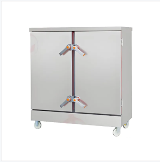 Double-door commercial electric steamer
