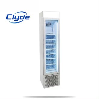 Small refrigerated display cabinets that reduce the use of area