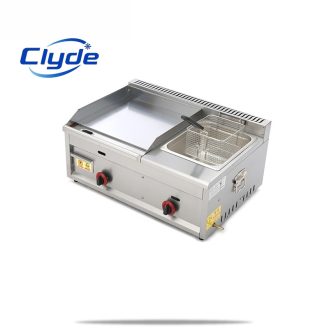 Efficient Kitchen Essential: Gas Griddle with Fryer for Versatile Cooking
