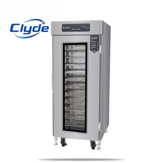 Trolley style food warmer cabinet for commercial kitchens