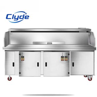 High-Quality Commercial BBQ Cart: Ideal for Catering, Food Trucks.