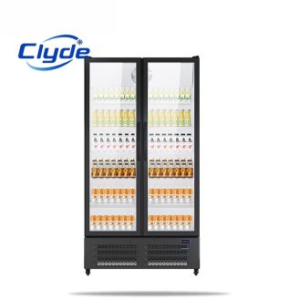 Balcão vitrine refrigerado do luxo com porta dupla