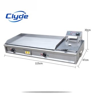 Versatile Electric Griddle with Fryer:Perfect for Home and Professional Kitchens
