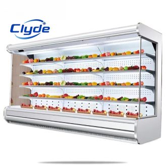 Supermarket multi-deck Open refrigerated food display cabinets