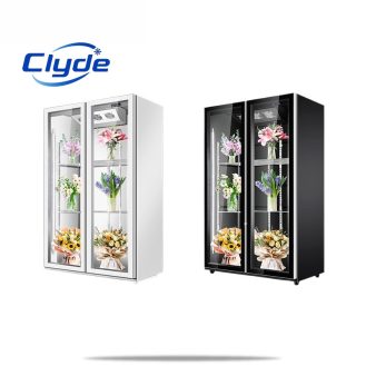 Panoramic flower display refrigerator floral fridge