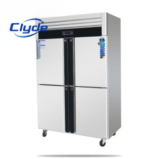 Minimalism Style Black Stainless Steel Refrigerator Cabinet