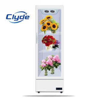 Flat top flower refrigerated display cabinet